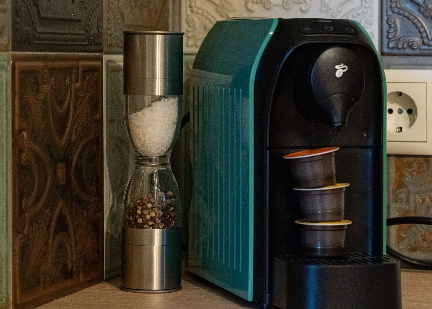 Kaffeemaschine in der Ferienwohnung