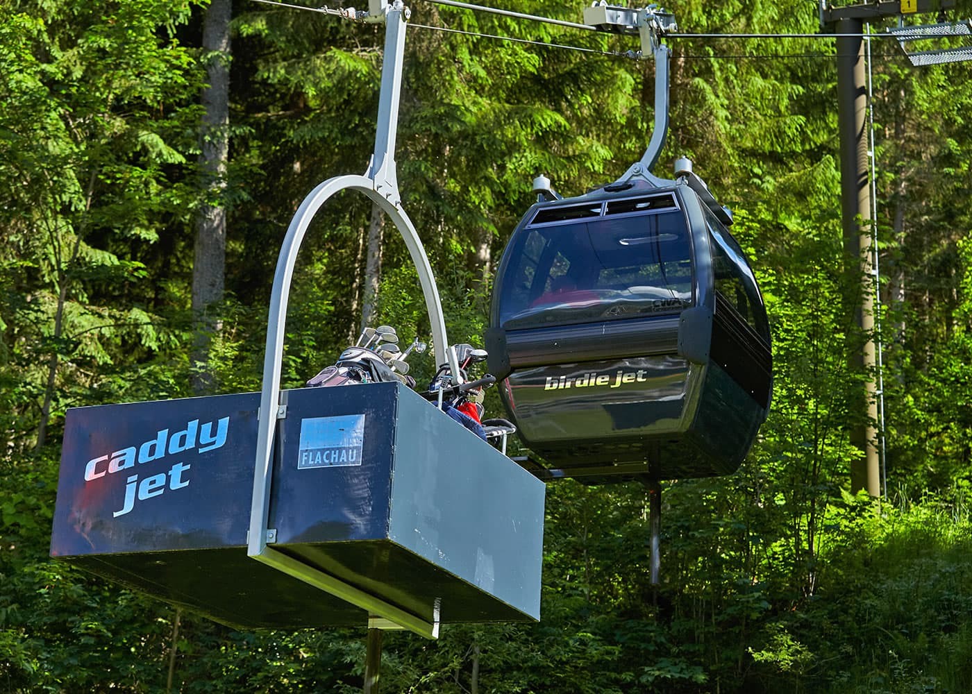 Golfgondel birdie jet am Golfplatz Radstadt © TVB Radstadt, Paul Severn