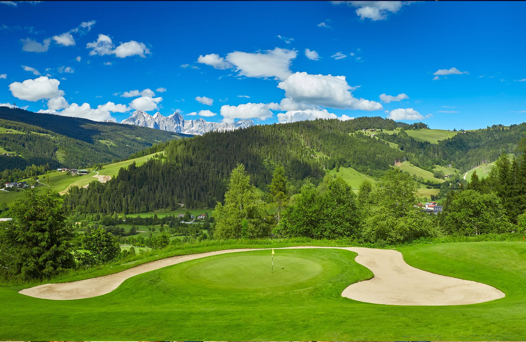 Golfclub Radstadt direkt neben dem Bed & Breakfast Hubengut © TVB Radstadt, Paul Severn