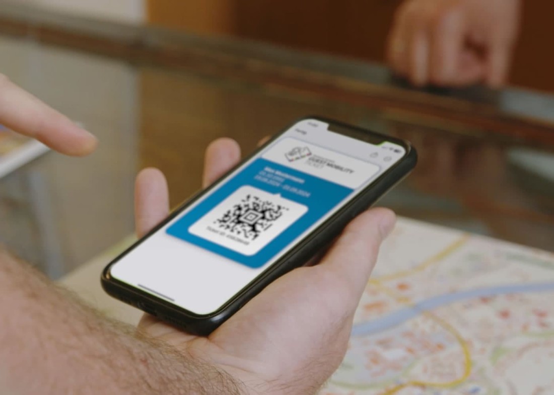 Guest Mobility Ticket am Handy